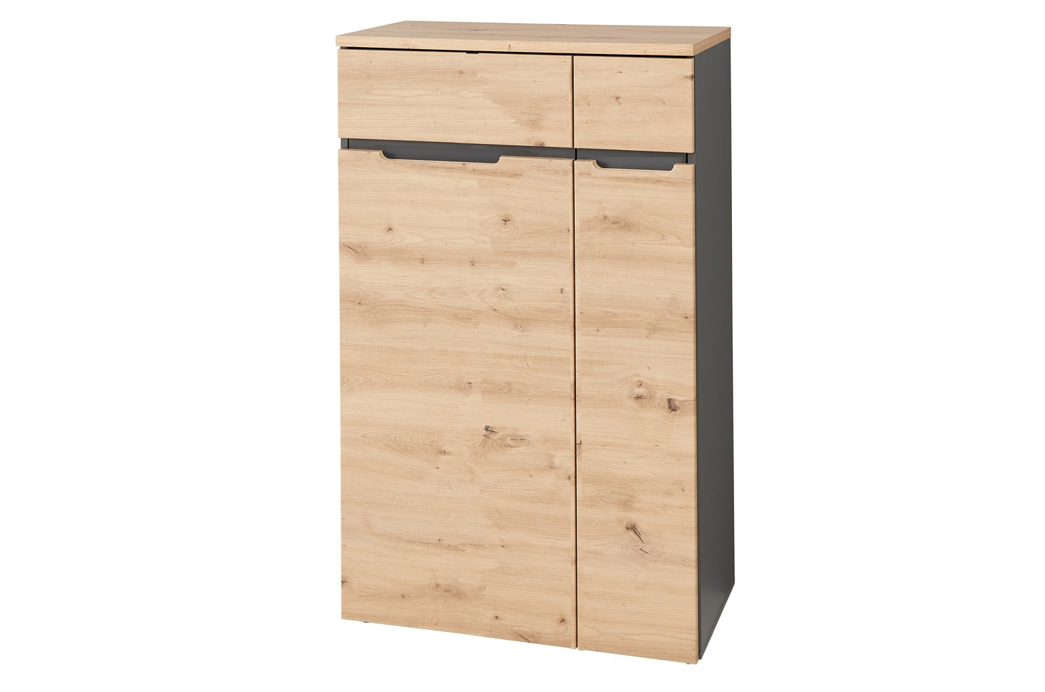 Kancelářská komoda Brego 10 75 cm grafit/dub Artisan