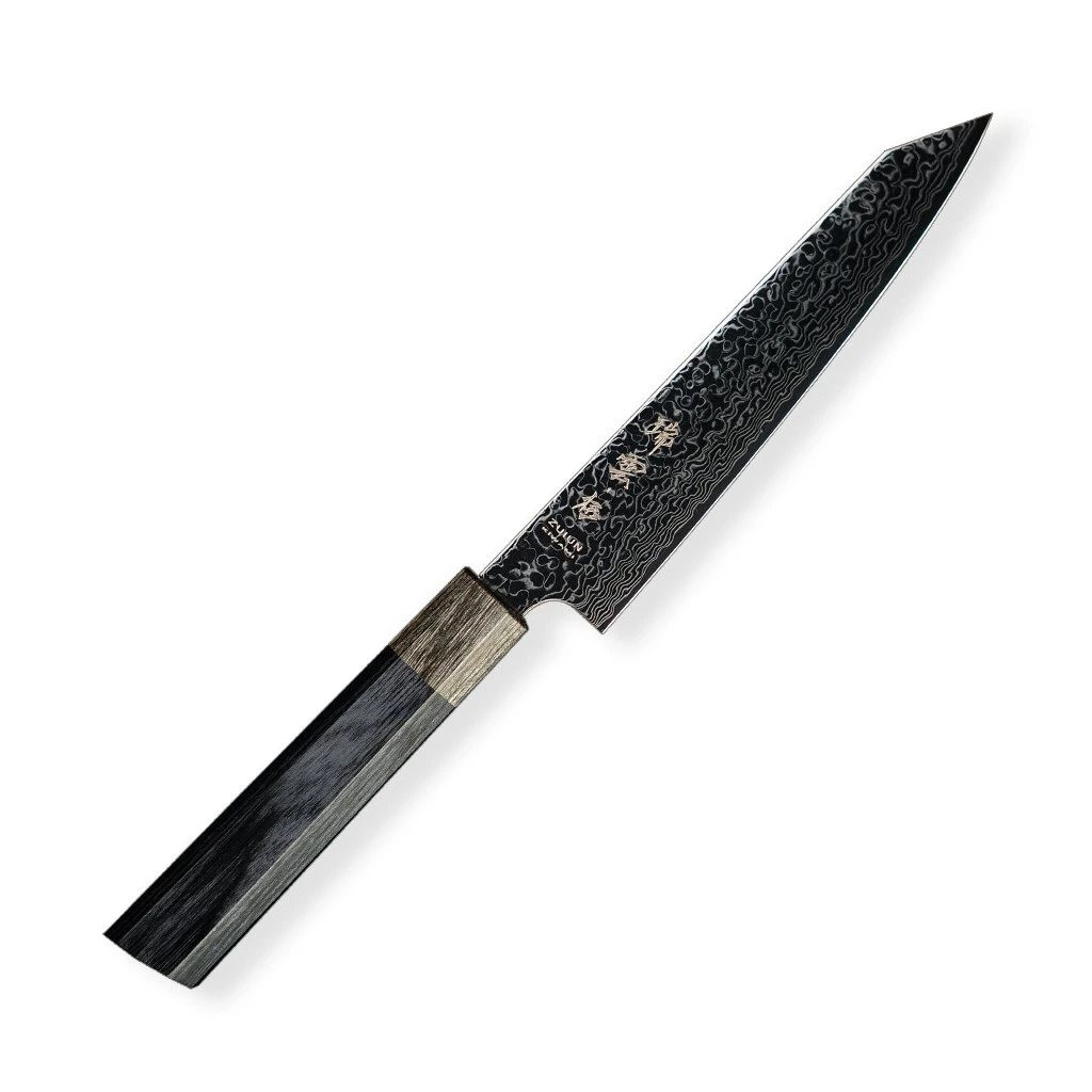 Japonský nôž PETTY KANETSUGU ZUIUN KIWAMI 15 cm, čierna, Dellinger