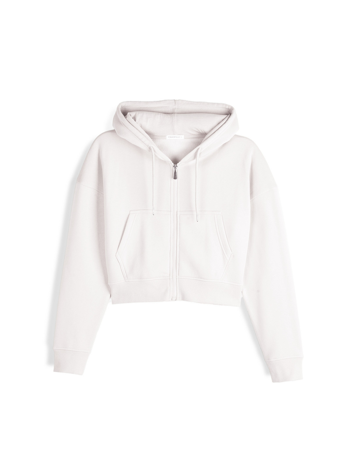 GATE Basic skrátená mikina na zips s kapucňou