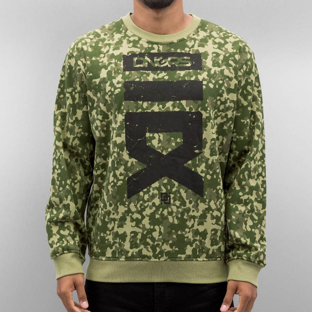 Mikina DNGRS Jumper Cyrian - woodland, S