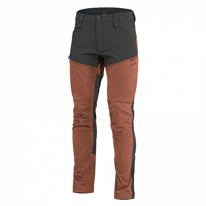 Nohavice Pentagon Renegade Savanna - červené-čierne, 42