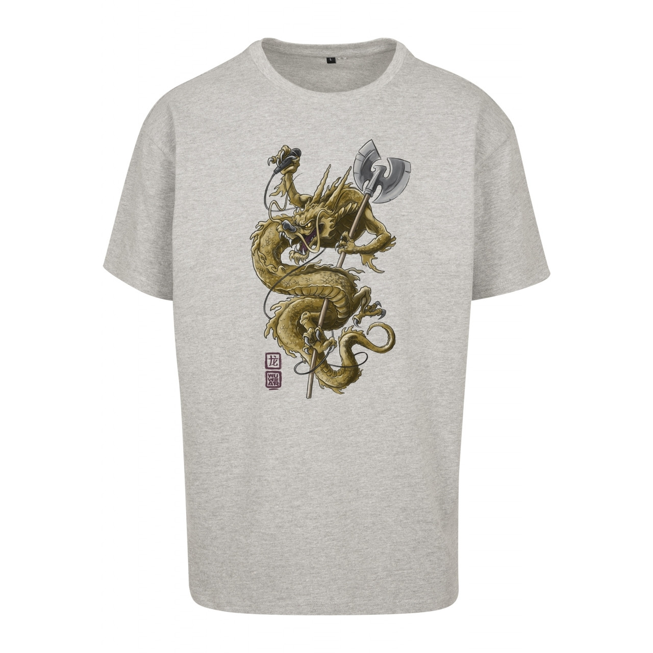 Tričko Wu-Wear Dragon Tee - sivé, M