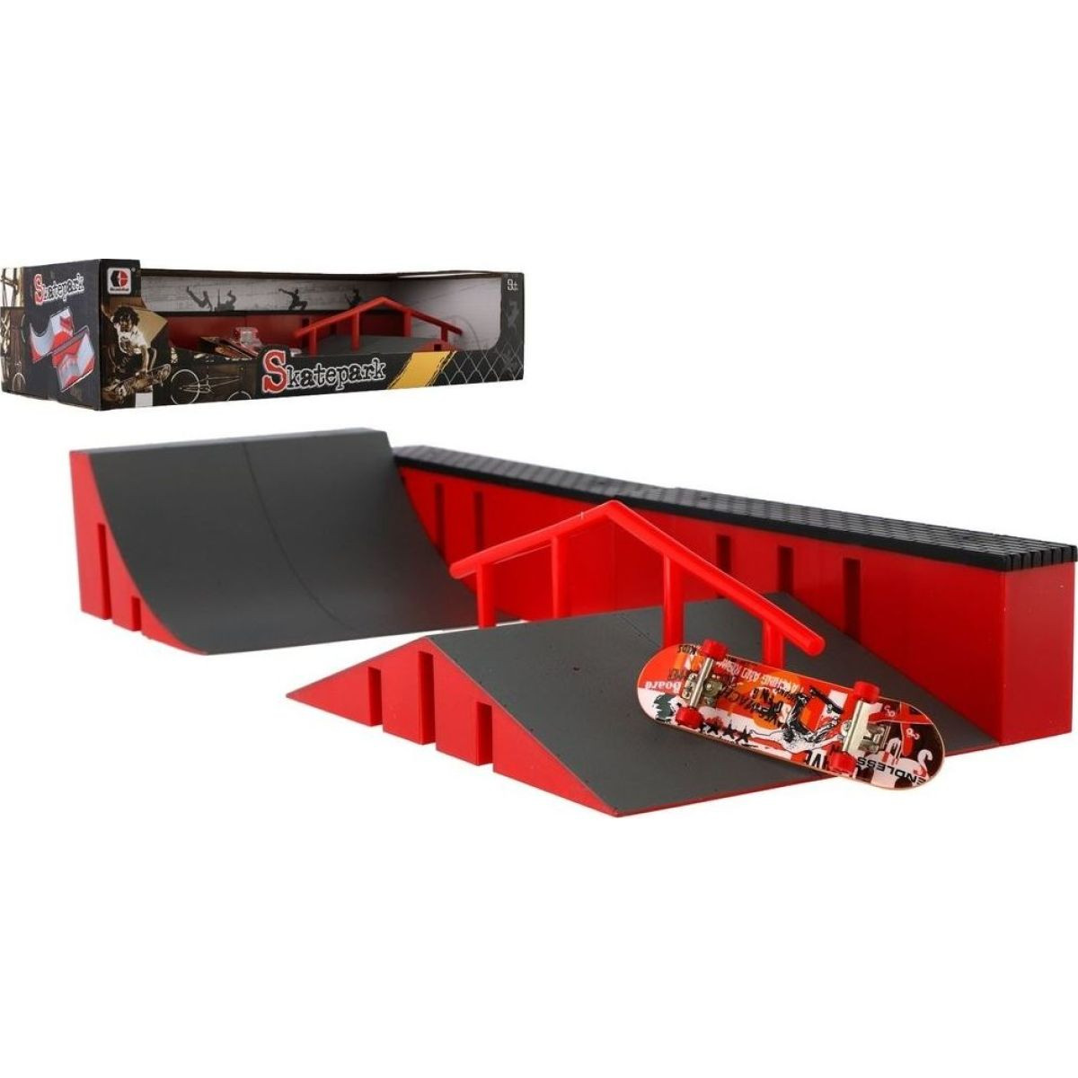 Teddies Skatepark Skateboard prstový skrutkovací