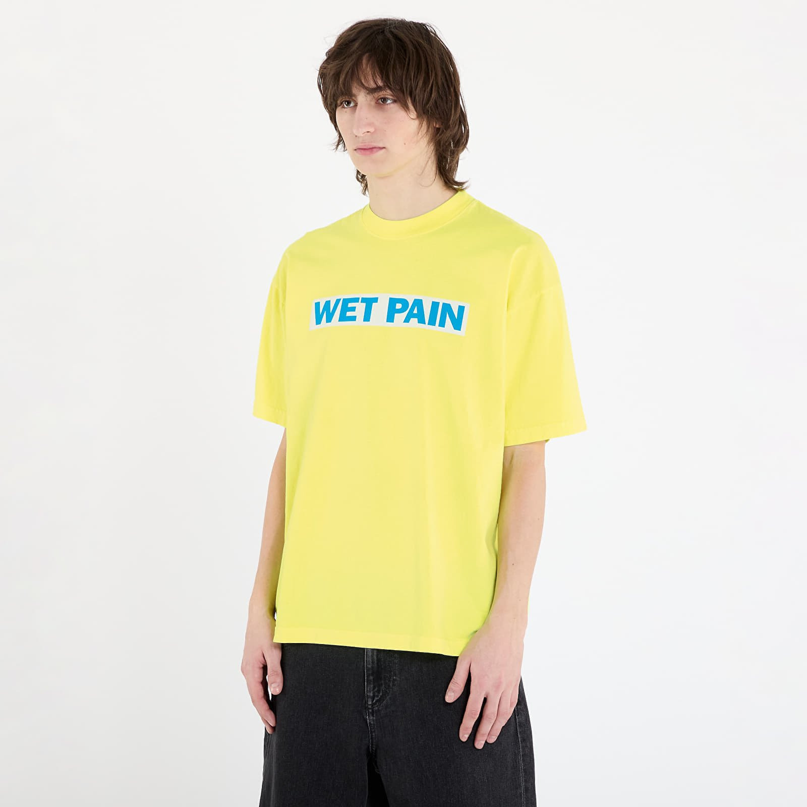 Tričko PLEASURES Wet Pain T-Shirt Neon Yellow S