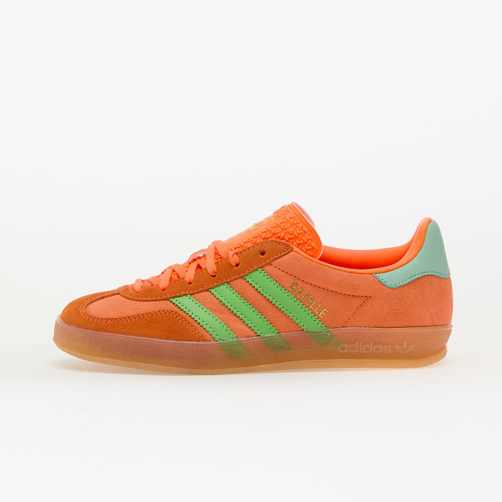 Tenisky adidas Gazelle Indoor W Clear Mint/ Solar Orange/ Semi Green EUR 35 1/2