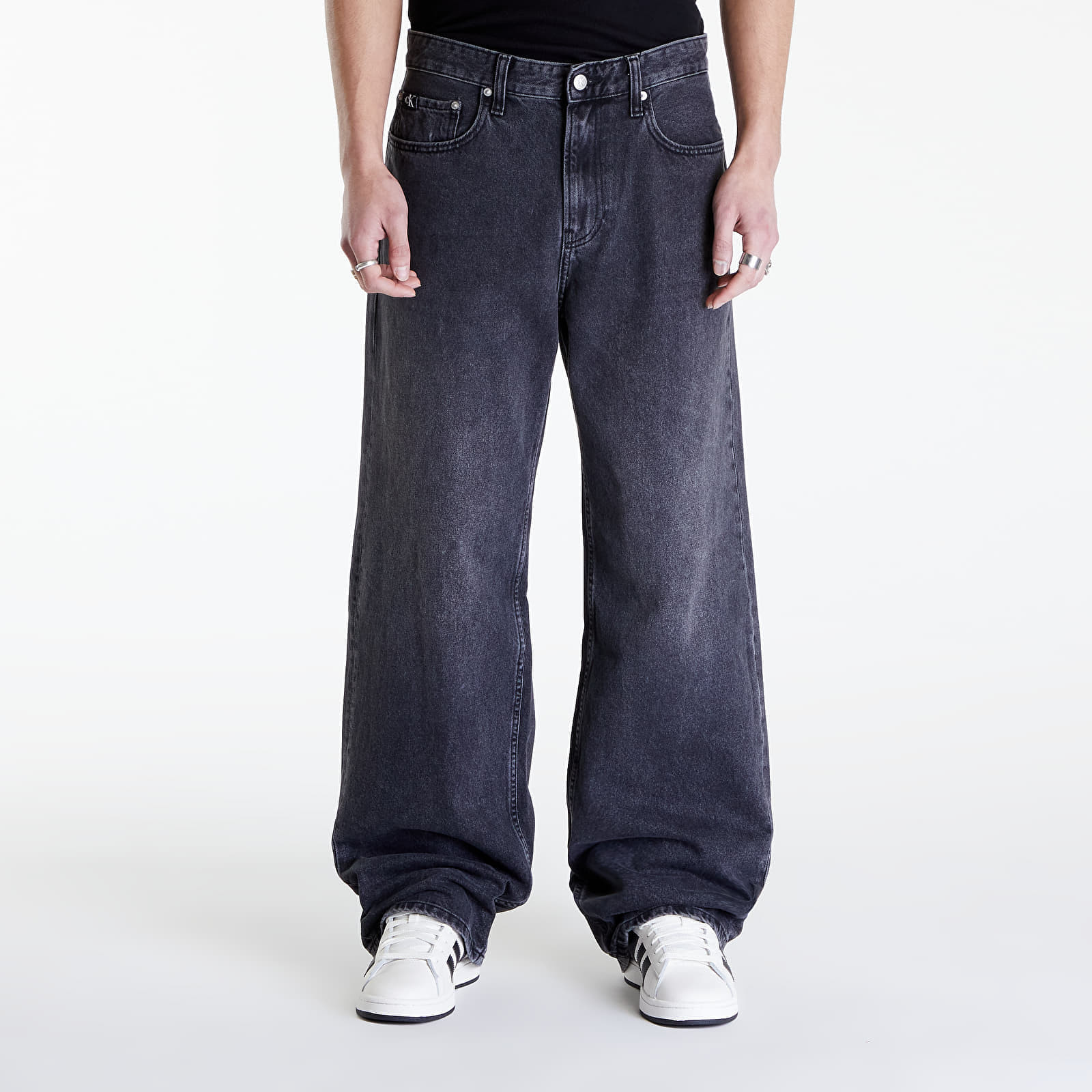 Džínsy Calvin Klein Jeans 90'S Loose Jeans Denim Black 30