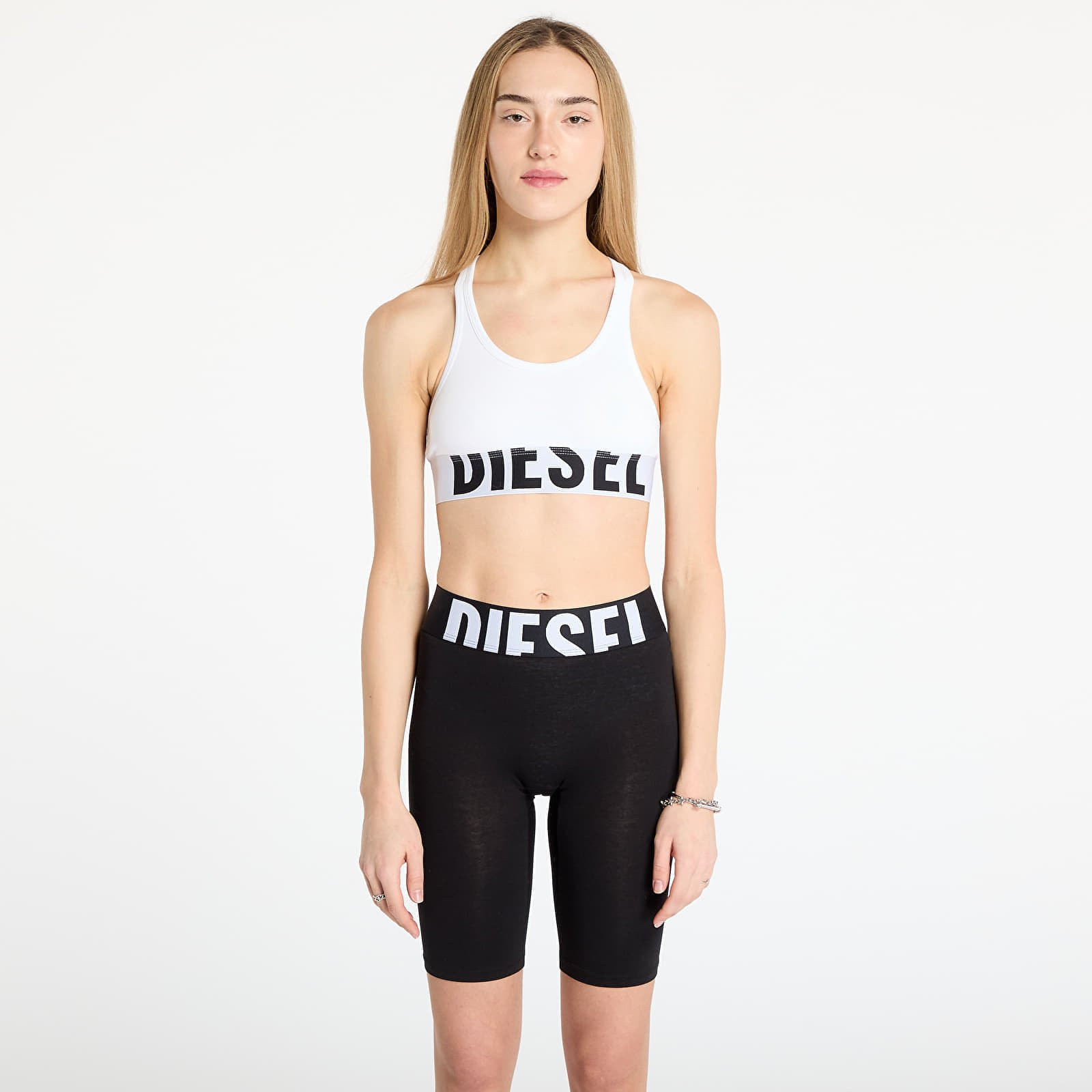Diesel Ufsb-Cotton-Race-Bralette-Xl B White S