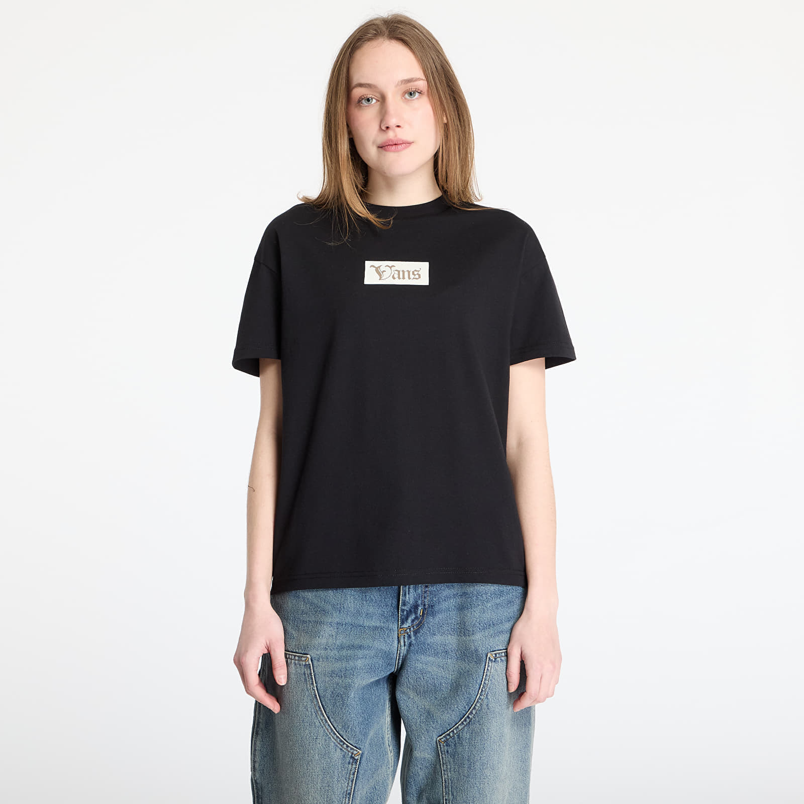 Tričko Vans Garden Oversized Ss T-Shirt Black S