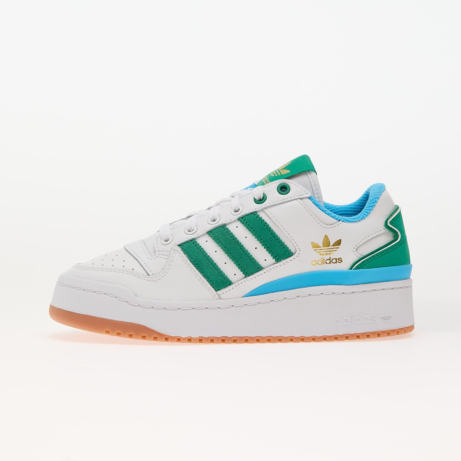 Tenisky adidas Forum Bold Stripes Ftw White/ Court Green/ Sky Rust EUR 38