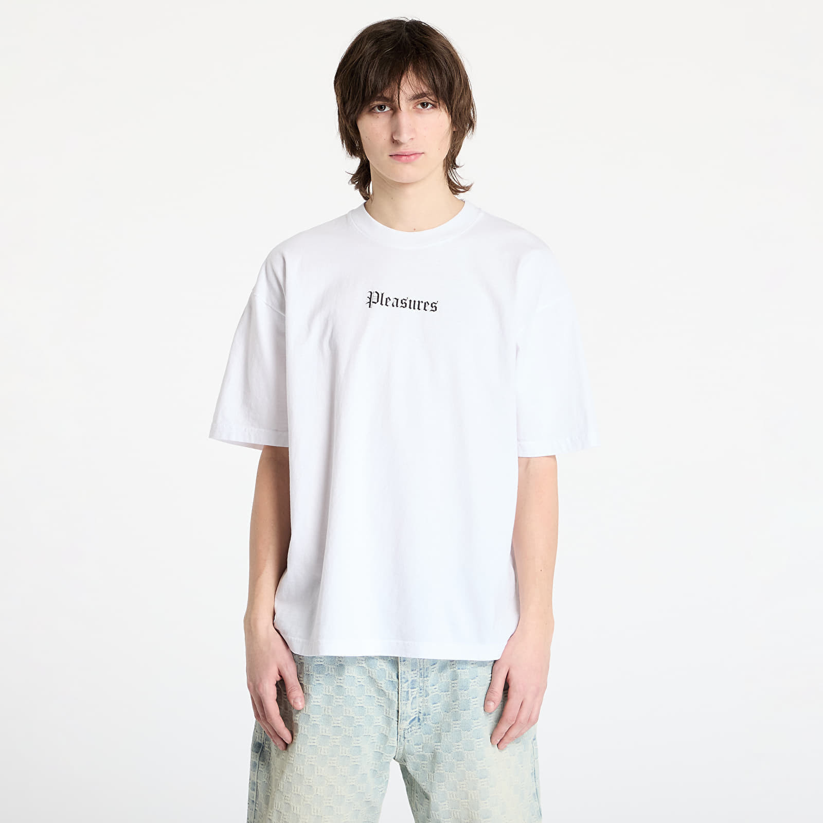 Tričko PLEASURES Burn Again T-Shirt White S