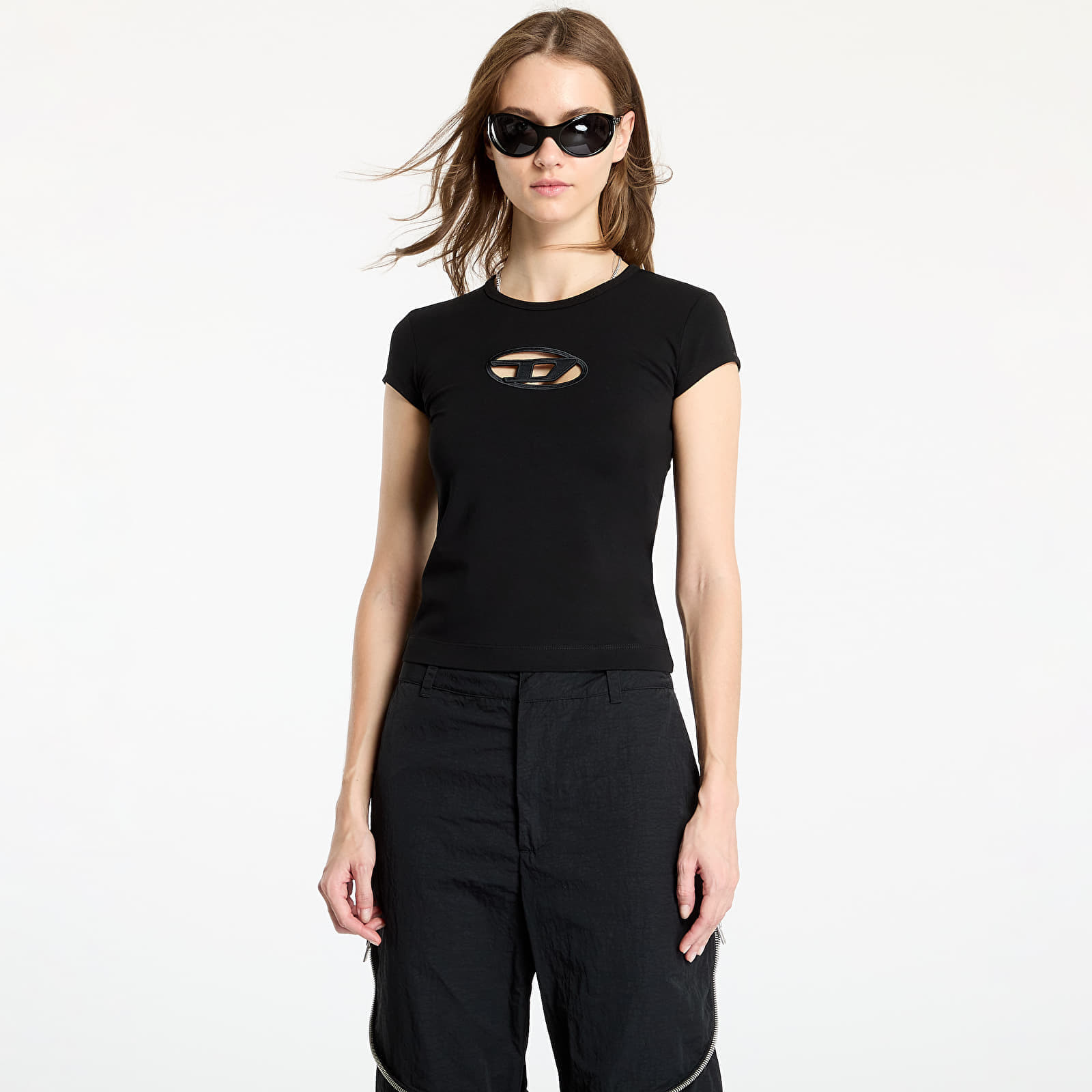 Tričko Diesel T-Angie T-Shirt Black S