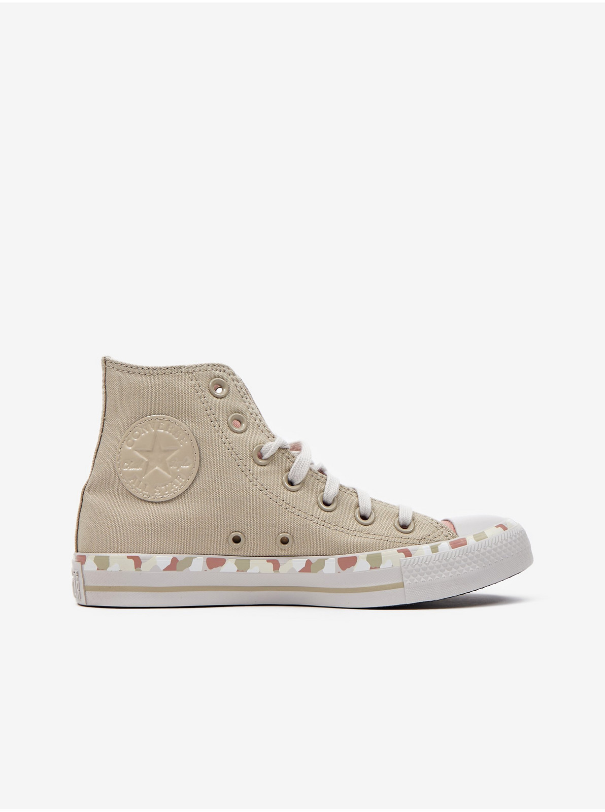 Pink-beige women's ankle sneakers Converse Chuck Taylor All Star - Women's