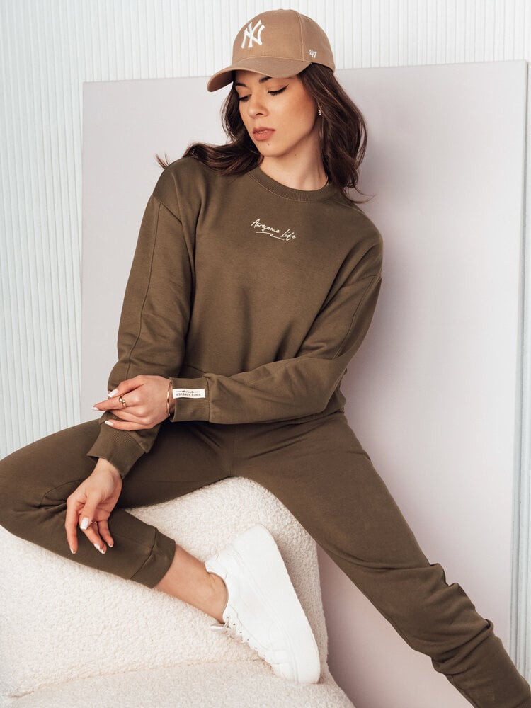 Bluza oversize damska AWIOL brązowa Dstreet