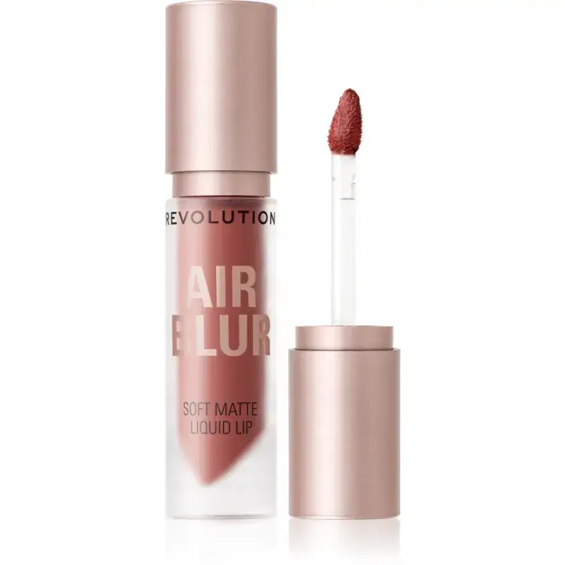 Makeup Revolution Air Blur Liquid Lipstick ľahký tekutý matný rúž odtieň Whisper 3.5 ml