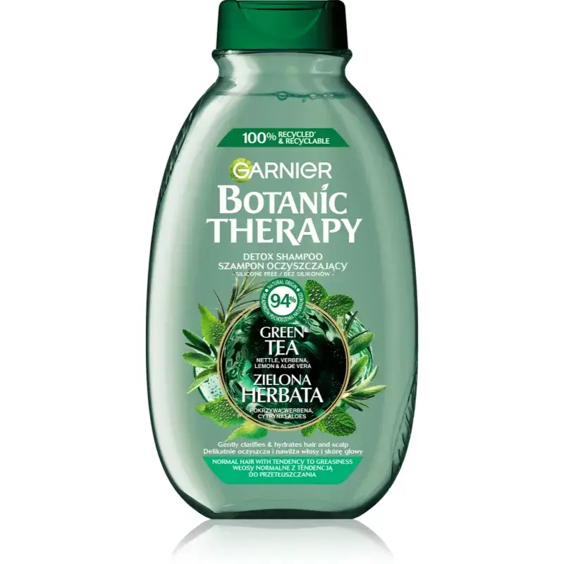 Garnier Ultra Doux osviežujúci šampón na lesk a hebkosť vlasov 400 ml