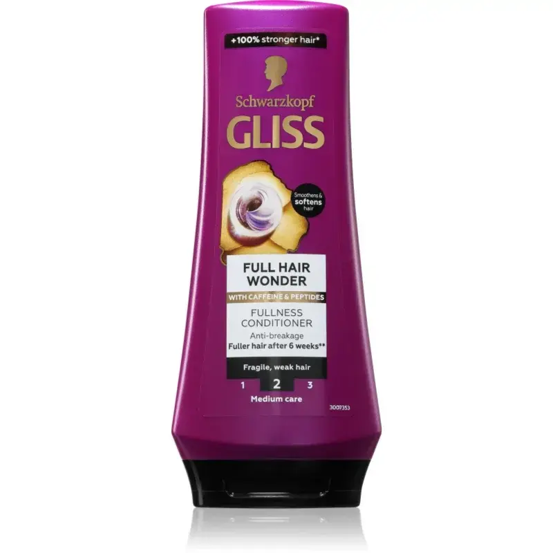 Schwarzkopf Gliss Full Hair Wonder regeneračný balzam pre krehké vlasy 200 ml