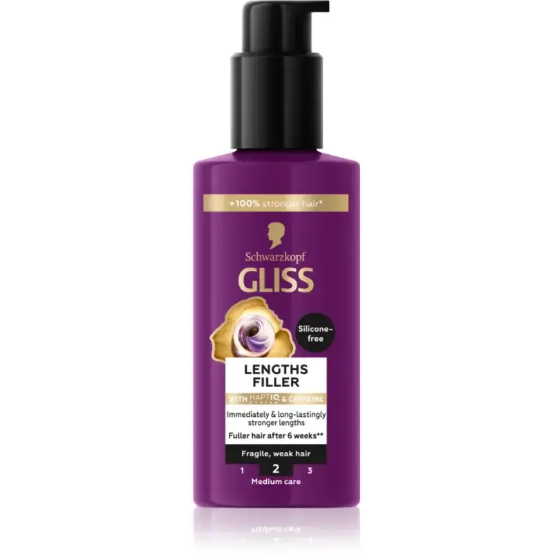 Schwarzkopf Gliss Liquid Silk posilujúce sérum pre suché a slabé vlasy 100 ml