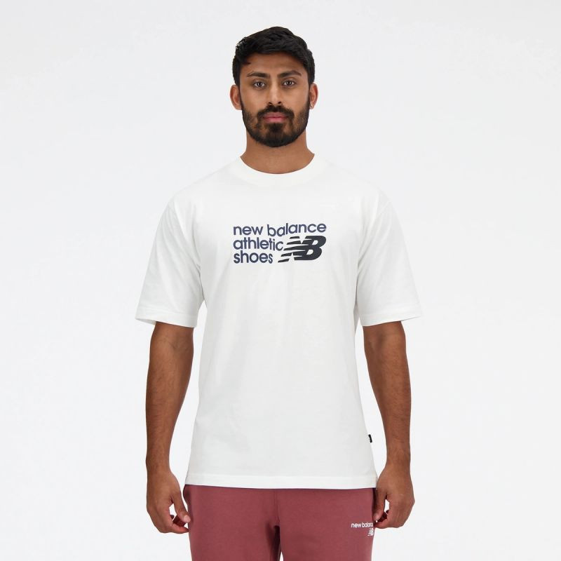 New Balance S/S Brand T-Sh M MT41524WT Tričko 2XL