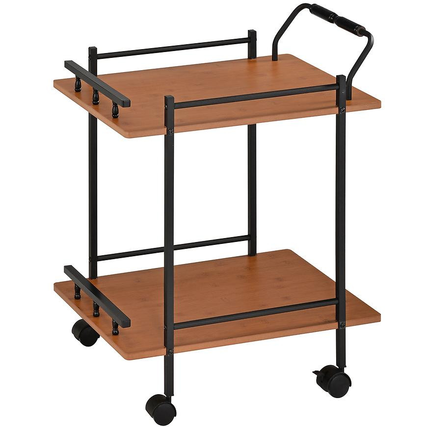 Kuchyňský Vozík Gc5993 Prirodzené/Čierna