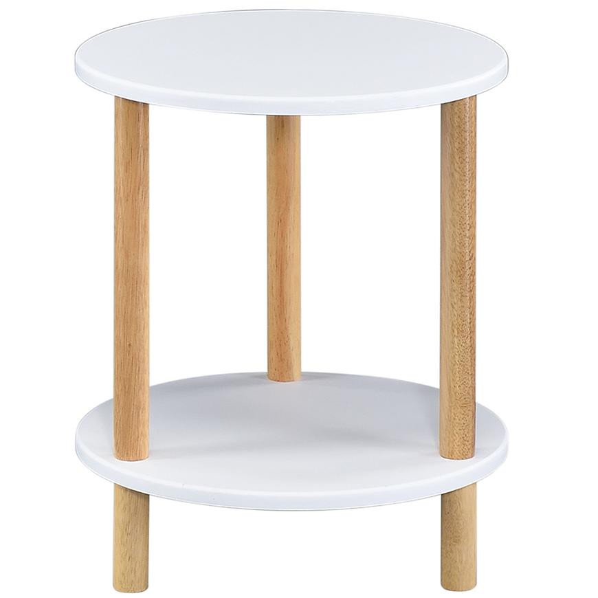 Konferenčný Stolík Gc7405 35x35x43 Biela/Prirodzené