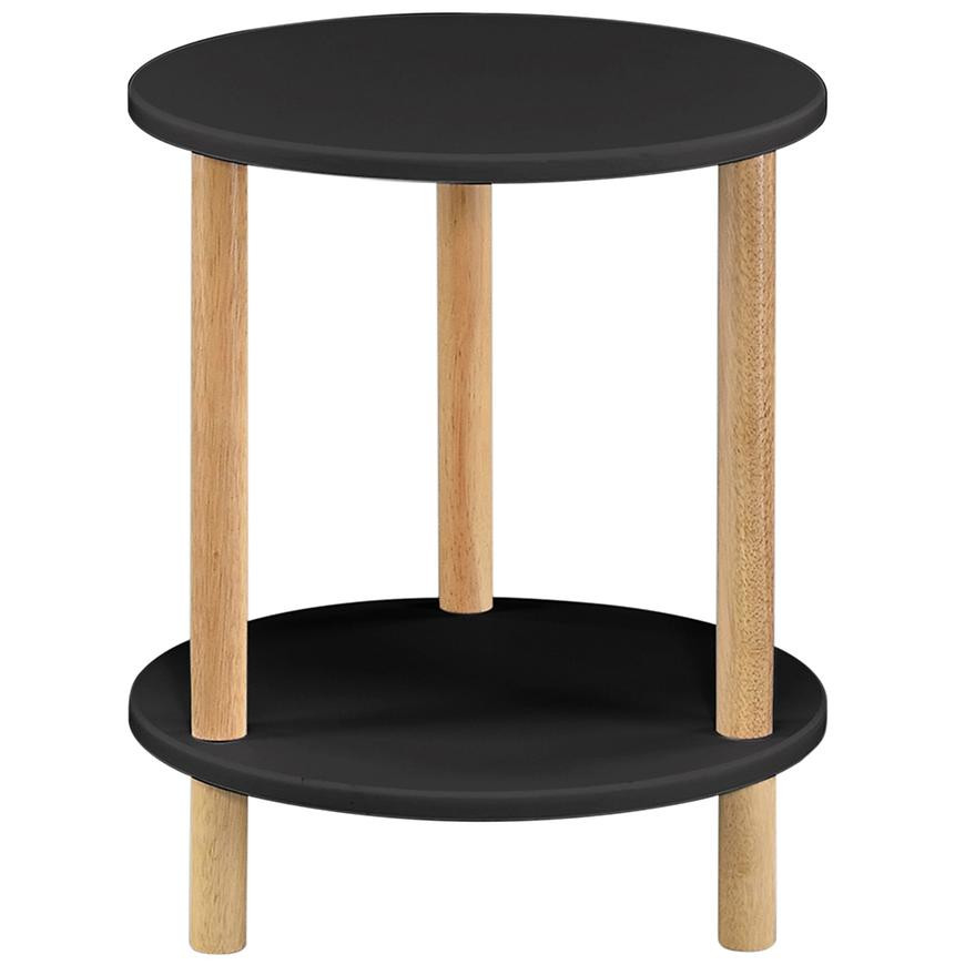 Konferenčný Stolík Gc7405 35x35x43 Čierna/Prirodzené