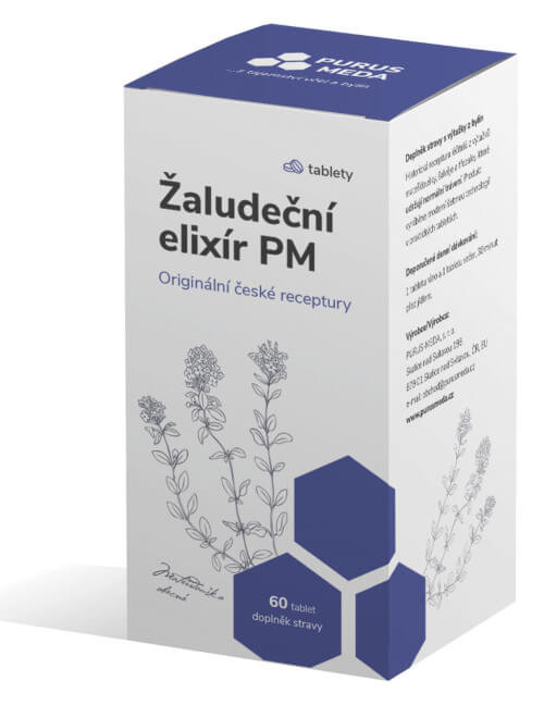 Purus Meda Žalúdočné elixír PM 60 tablet