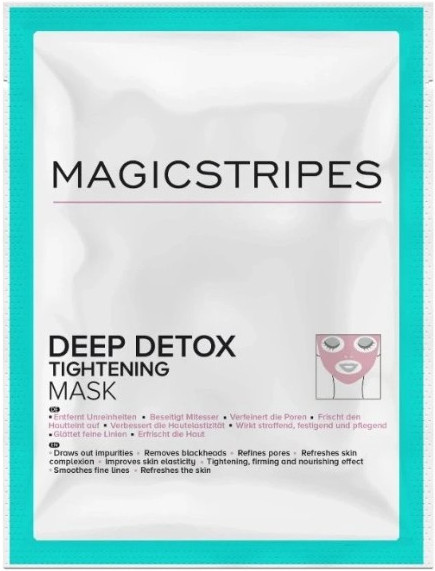 MAGICSTRIPES Detoxikačná pleťová maska (Deep Detox Tightening Mask) 1 ks