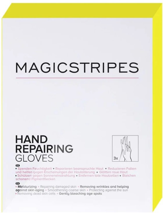 MAGICSTRIPES Hydratačná maska na ruky (Hand Repairing Gloves) 3 ks