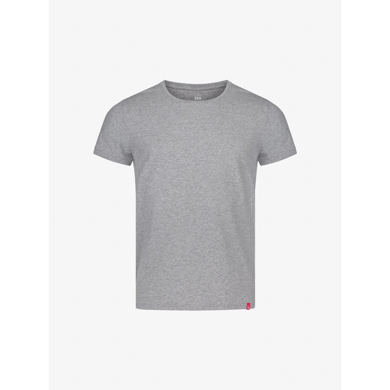 Funkčné tričko slim fit strihu CityZen Davos - svetlo sivé, L