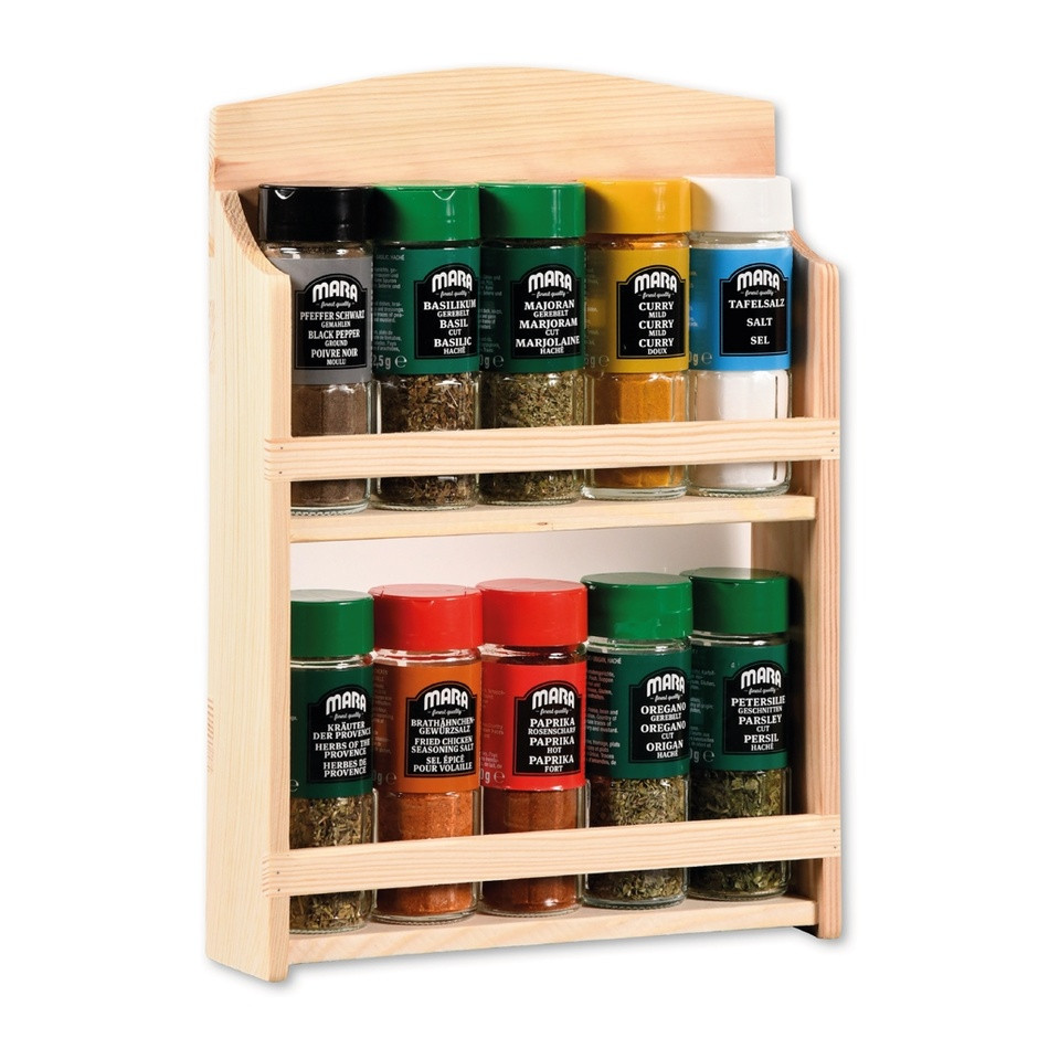 Kesper 13134 Stojan na korenie s 10 otvormi sosklenenou výplňou bambus, 32 x 23 x 6 cm
