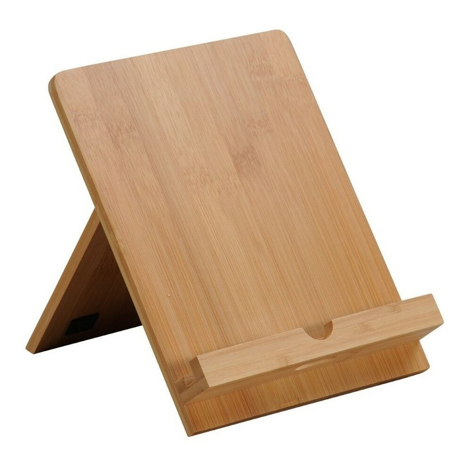 Kesper 58016 Stojan na tablety alebo kuchárskeknihy z bambusu , 18 x 23 x 19,2 cm