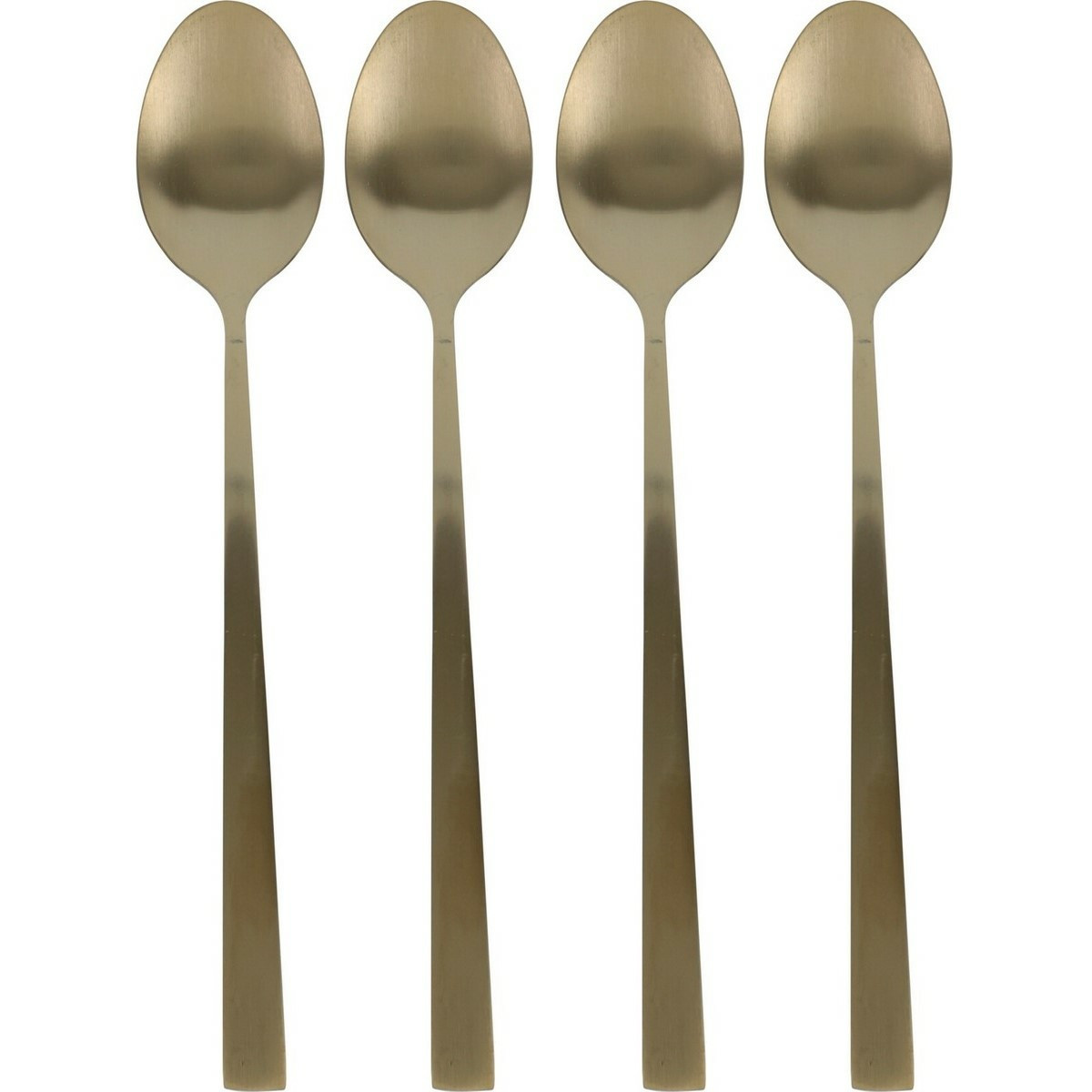 EH Sada zlatých koktailových lyžičiek 4 ks, 18 cm, 18 cm