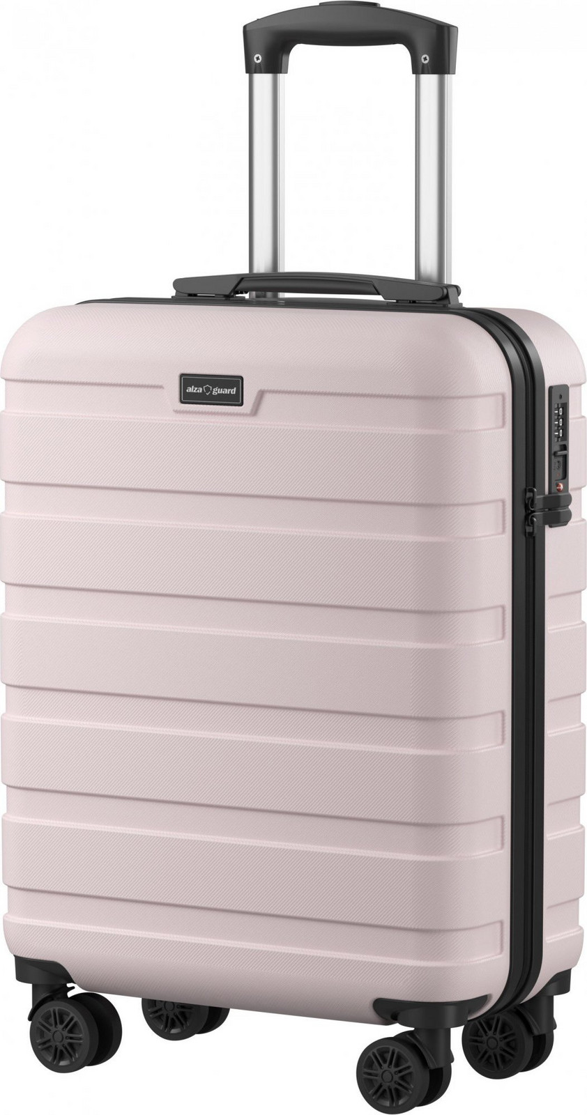 AlzaGuard Traveler Suitcase, veľkosť S – ružový