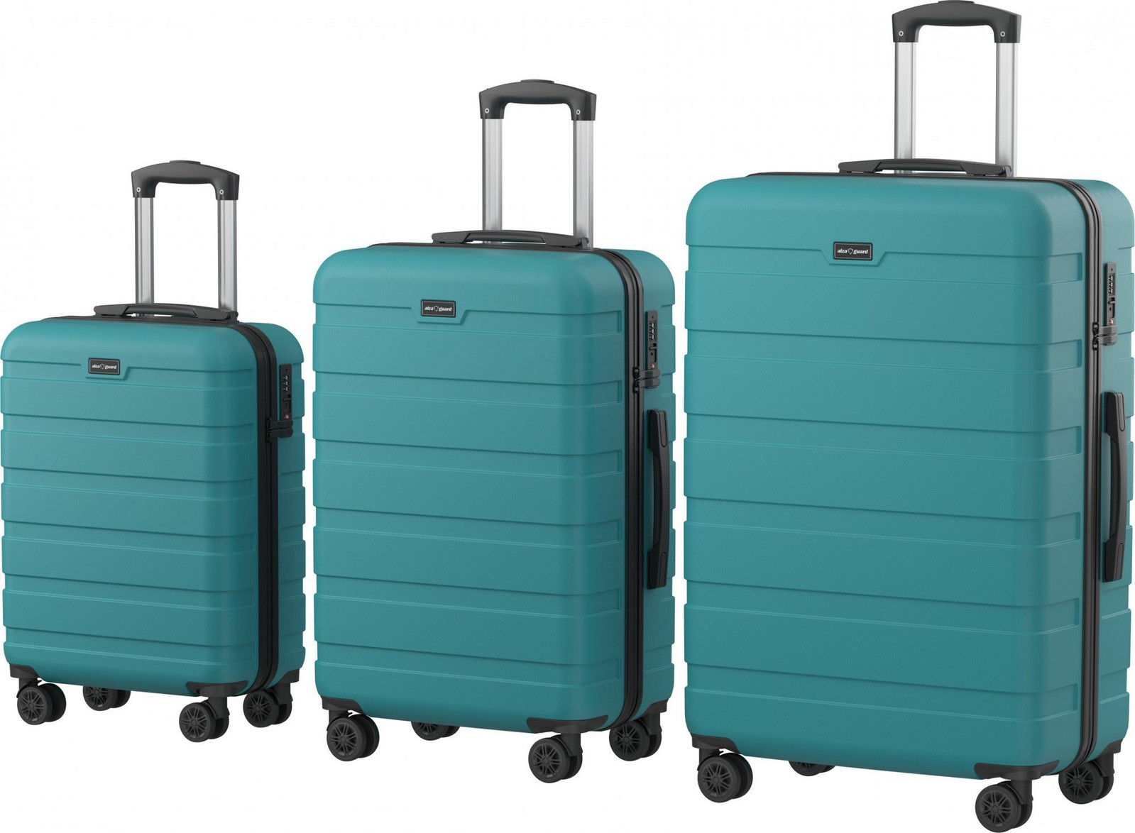 AlzaGuard Traveler Suitcase, 3pcs súprava – modrá