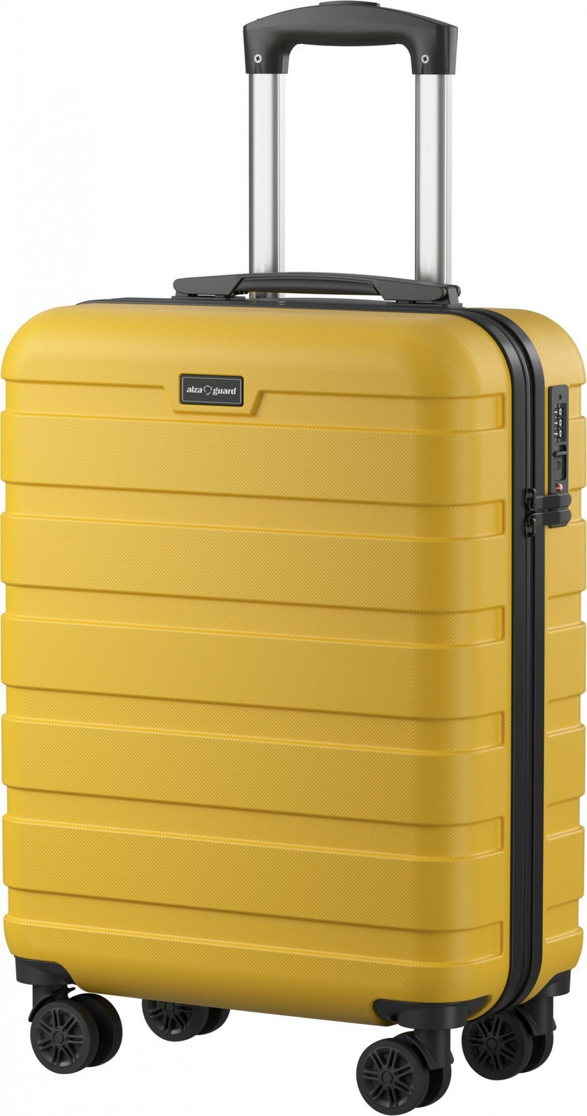 AlzaGuard Traveler Suitcase, veľkosť S – žltý