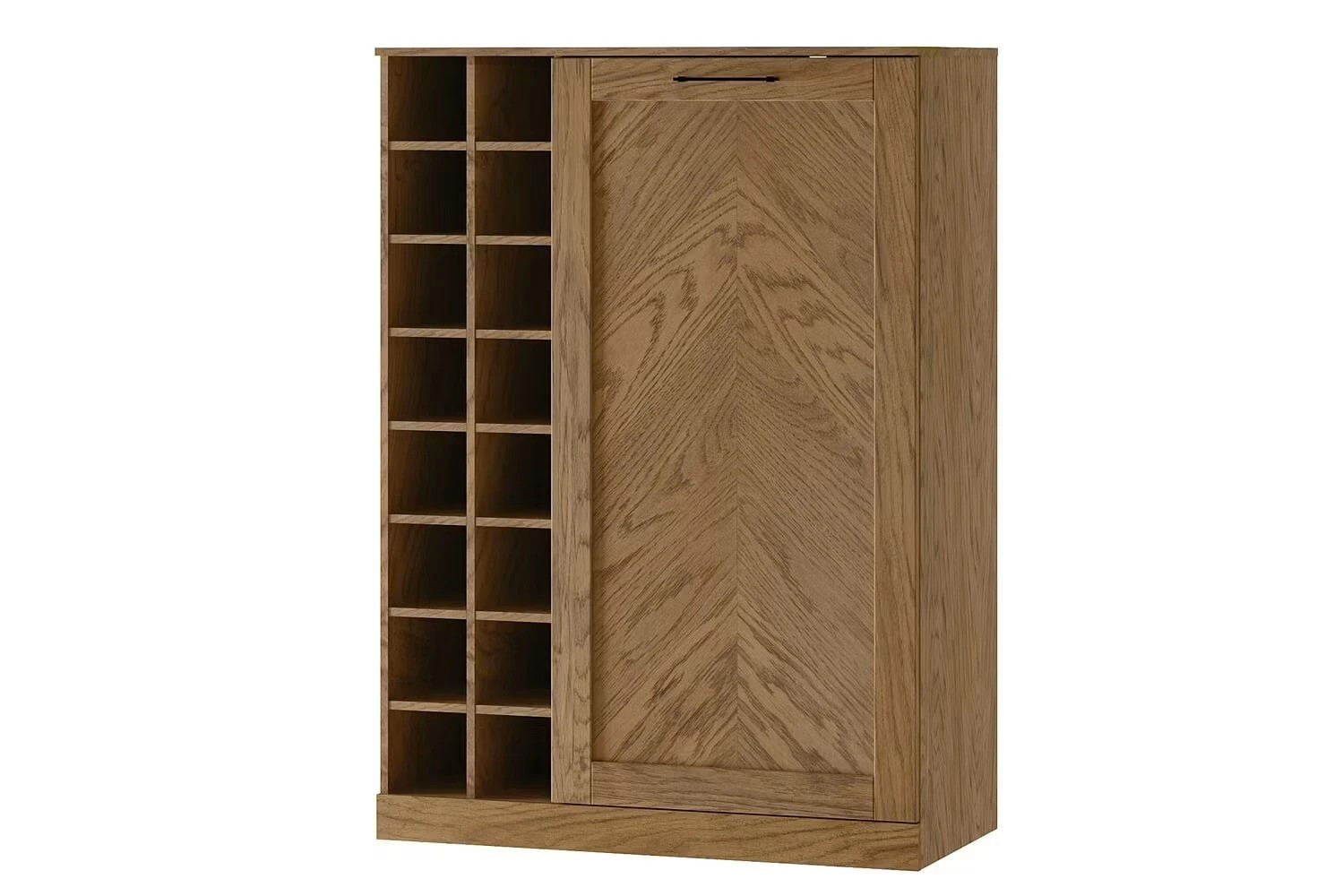 Komoda s barem Cozy z masivu 15 100 cm dub Rustikal