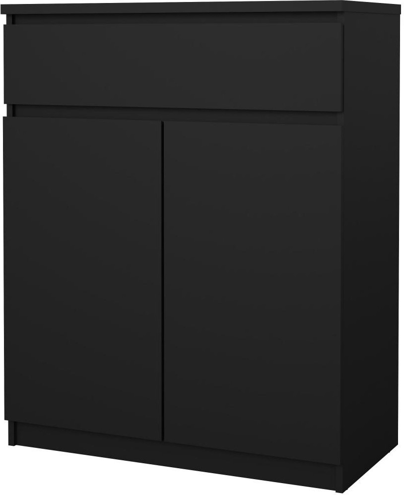 Komoda Simplicitous 234 80 cm černý mat