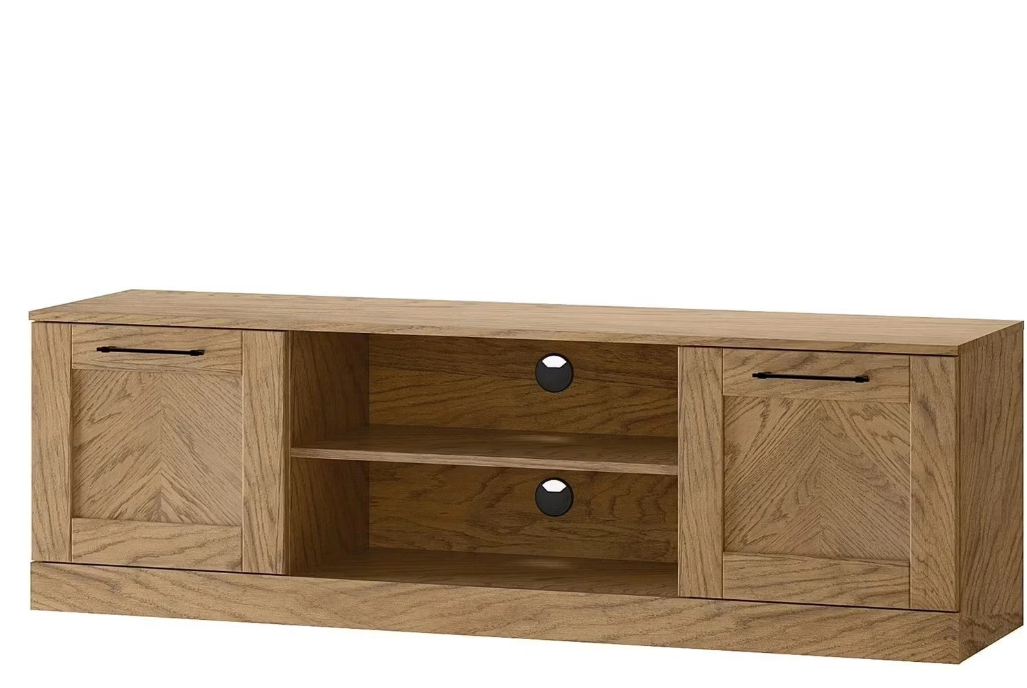 Televizní stolek Cozy 25 z masivu 160 cm dub Rustikal