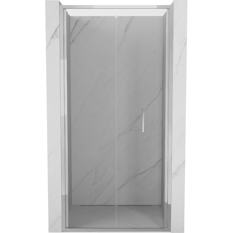 MEXEN - Exo skladacie sprchové dvere 100 cm, transparent, chróm 816-100-000-01-00
