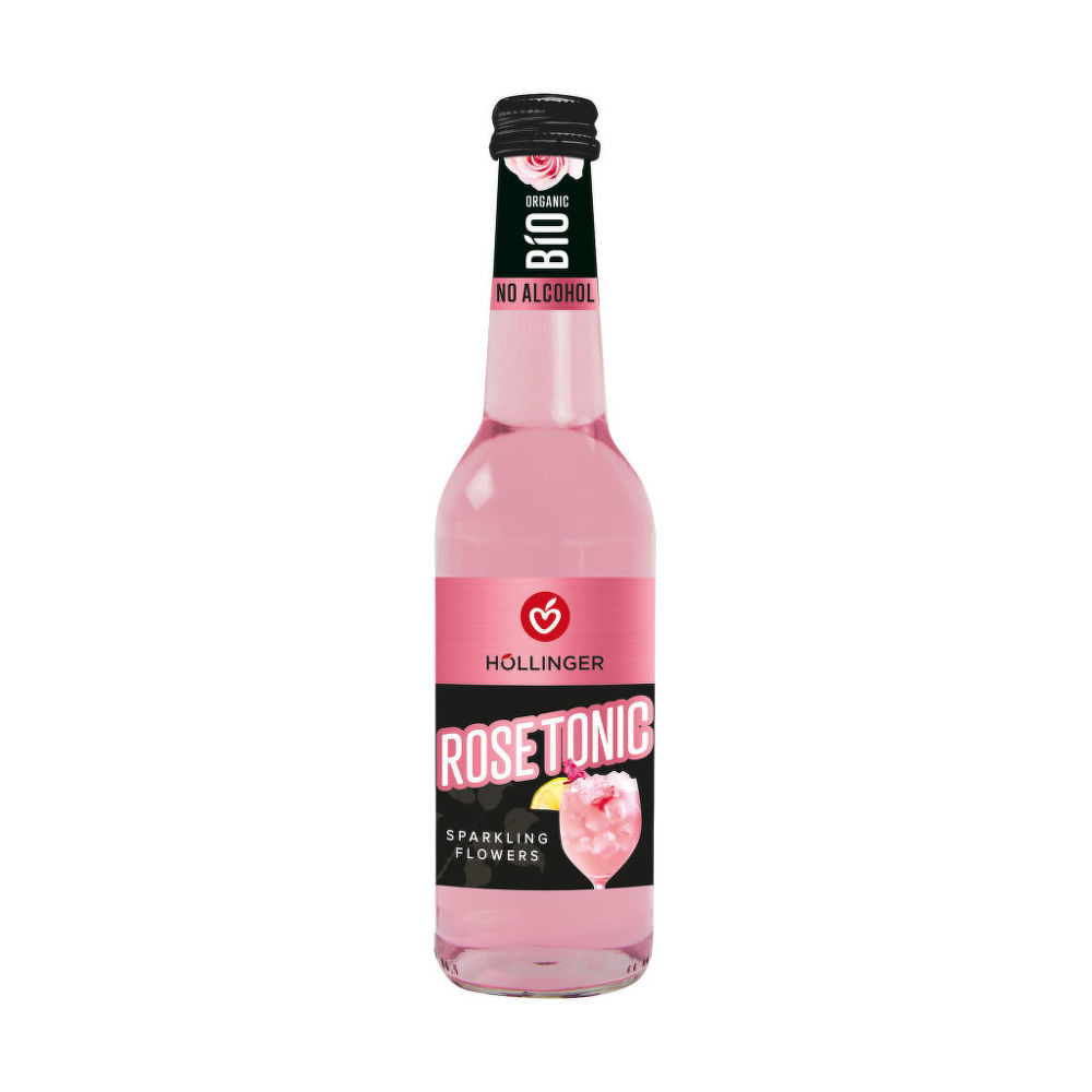 Drink nealkoholický Rose tonic 330 ml BIO   HOLLINGER