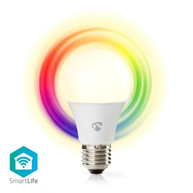 Nedis WIFILRC10GU10 - SmartLife LED žiarovka | Wi-Fi | GU10 | 345 lm | 4,9 W | RGB / Warm to Cool White | Android/IOS, F