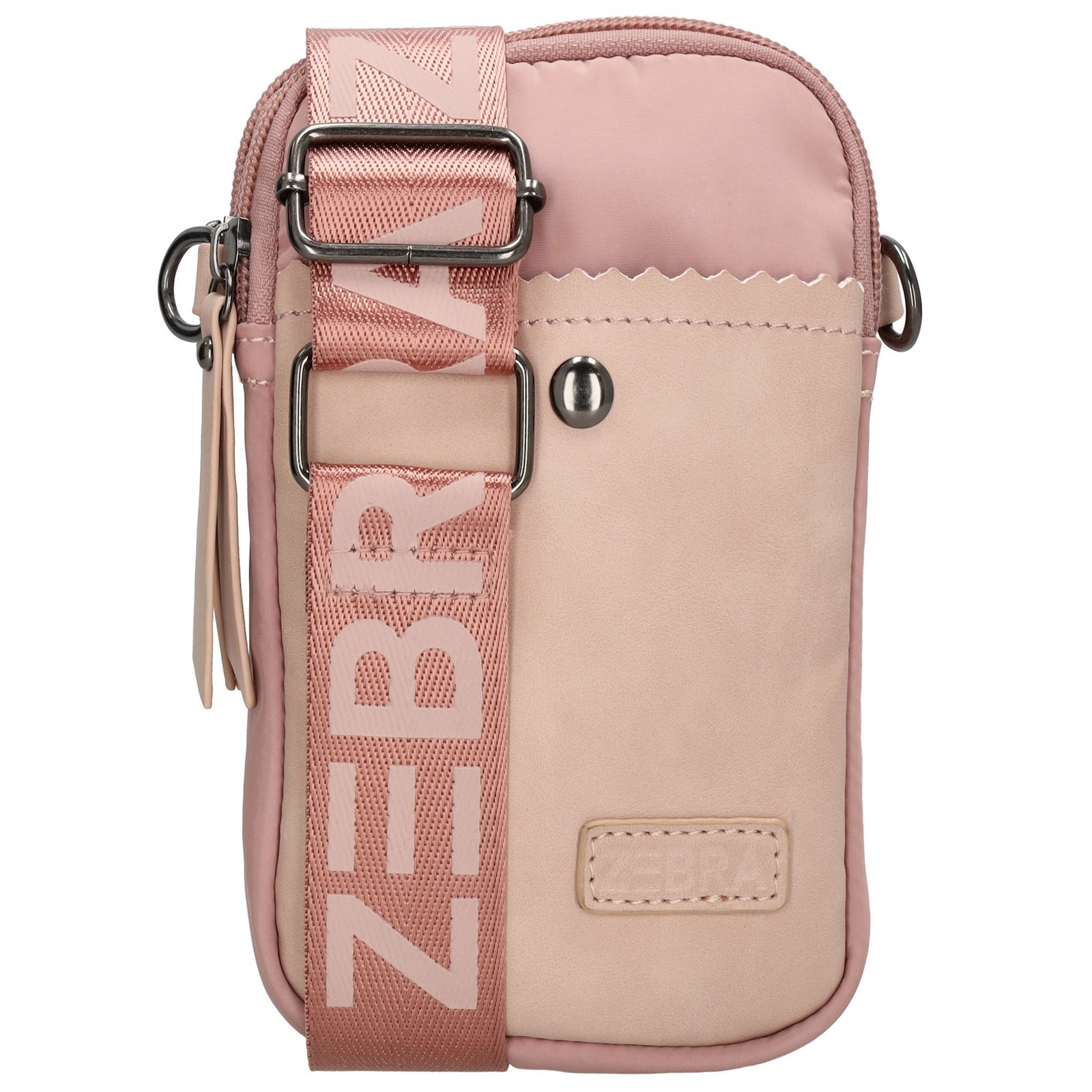 ZEBRA ELSKE dámska taška na mobil - staroružová