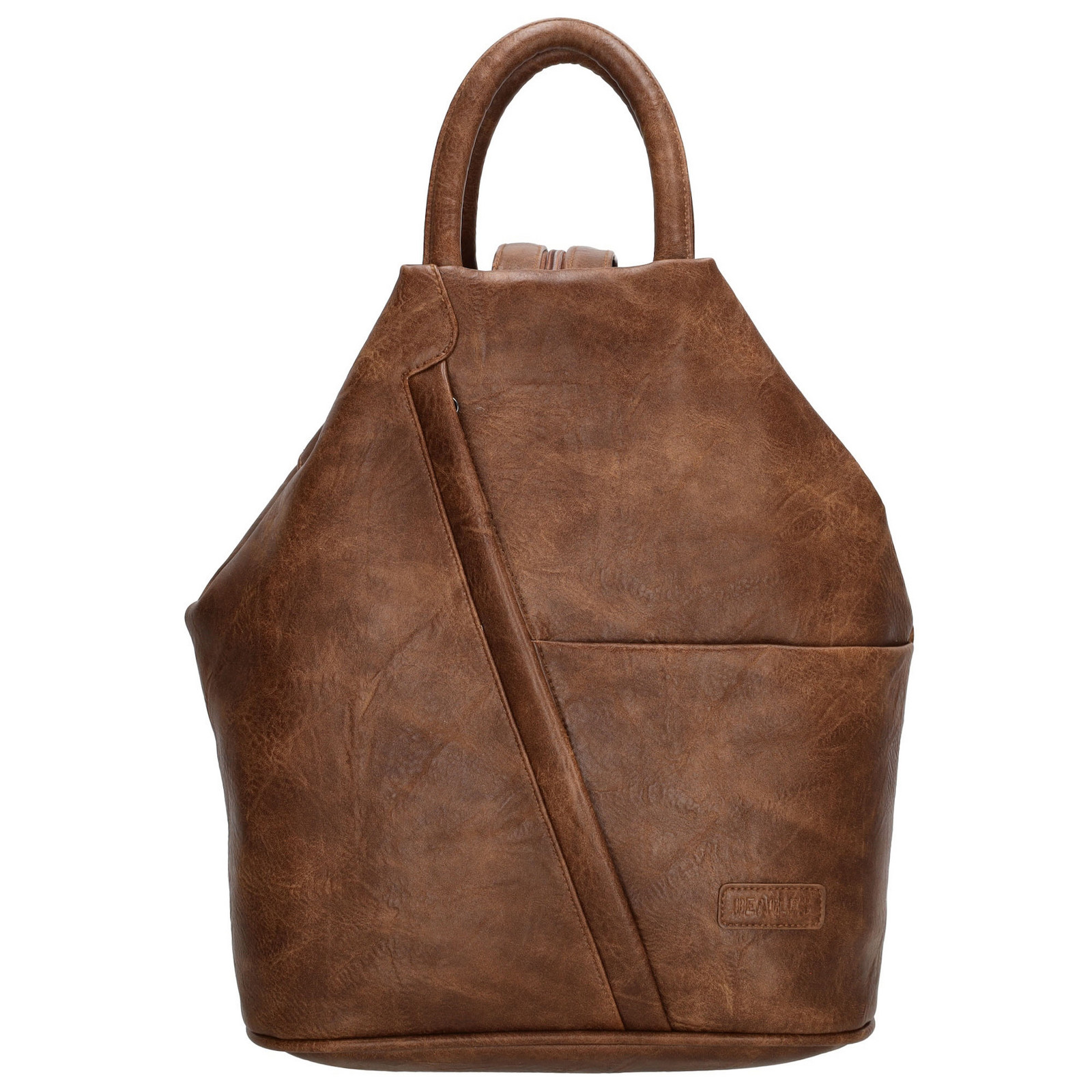 Štýlový trojuholníkový batoh - Murcia - Beagles - 13 L - hnedá