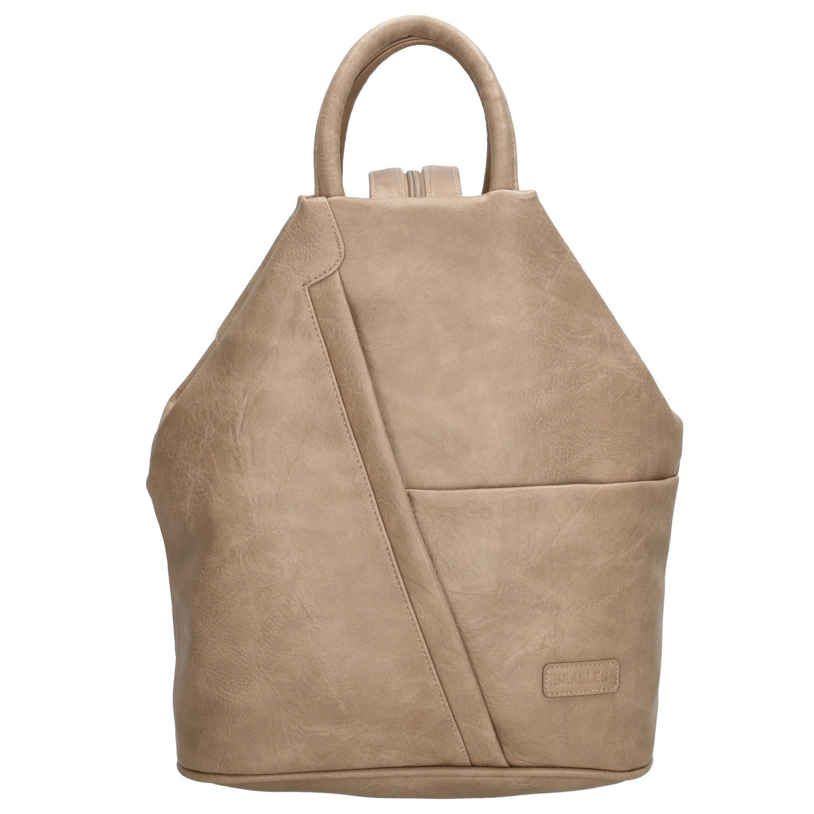 Štýlový trojuholníkový batoh - Murcia - Beagles - 13 L - taupe