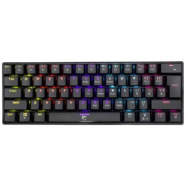 White Shark Mechanical gaming keyboard SHINOBI 2, US, blue switch, black SHINOBI-2-B-US-BLUE