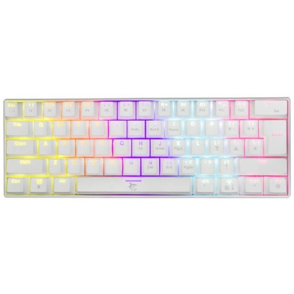 White Shark Mechanical gaming keyboard SHINOBI 2, US, blue switch, white SHINOBI-2-W-US-BLUE