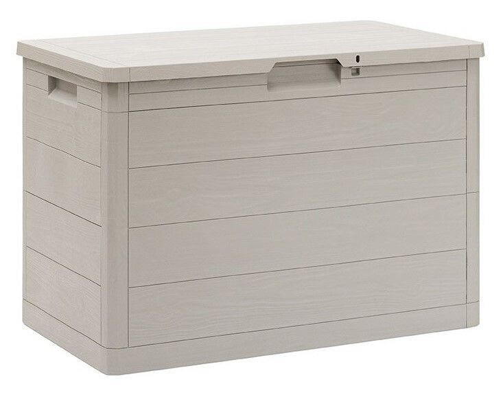 WOODYS záhradný plastový úložný box 160 L, svetlo šedá