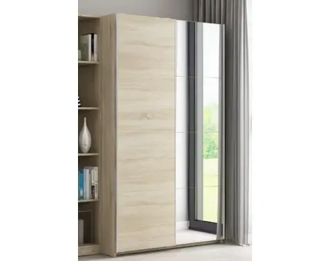 Šatníková skriňa Carlos 125/43 2D, dub sonoma, 125 cm%