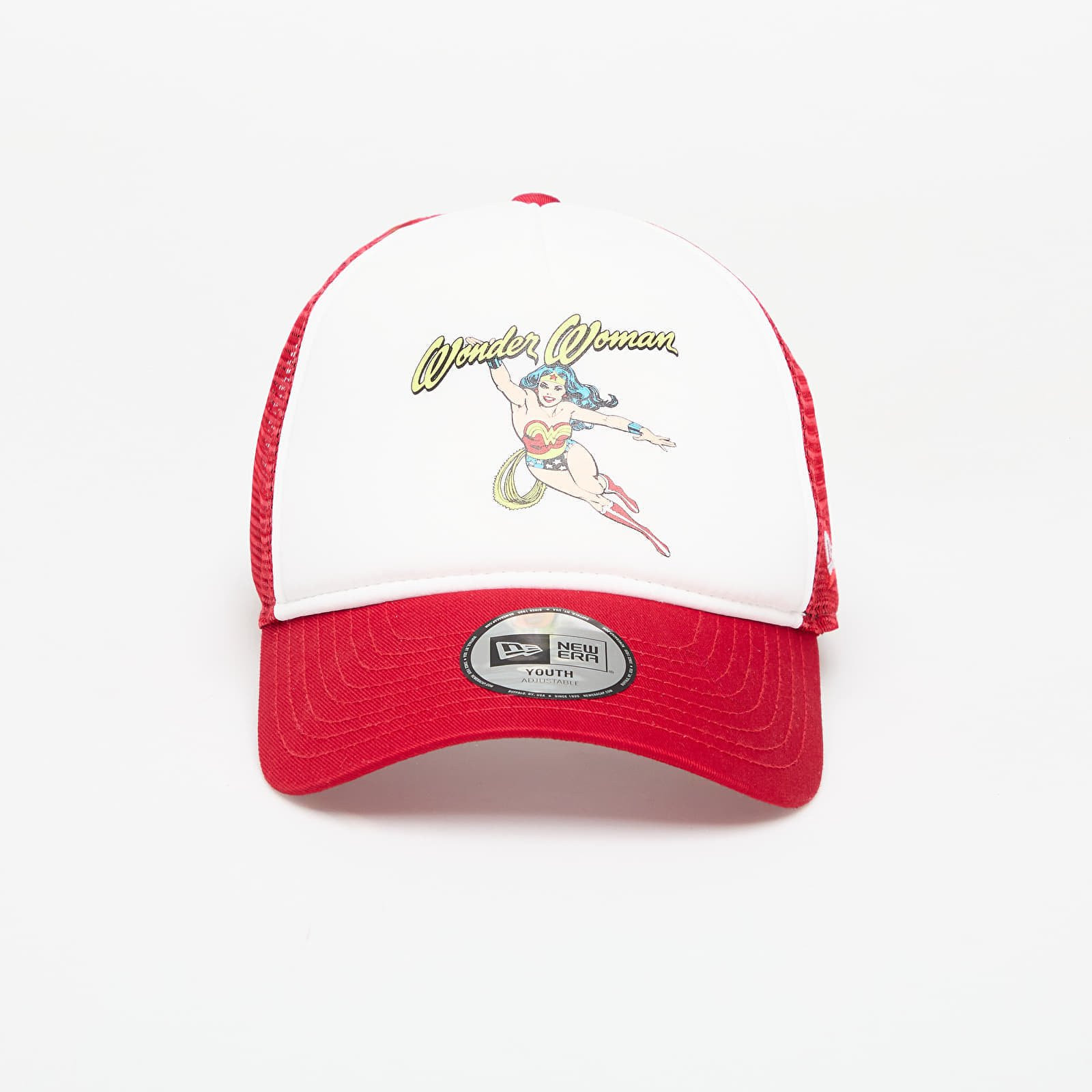 Šiltovka New Era Wonder Woman A-Frame Trucker Cap Scarlet Universal