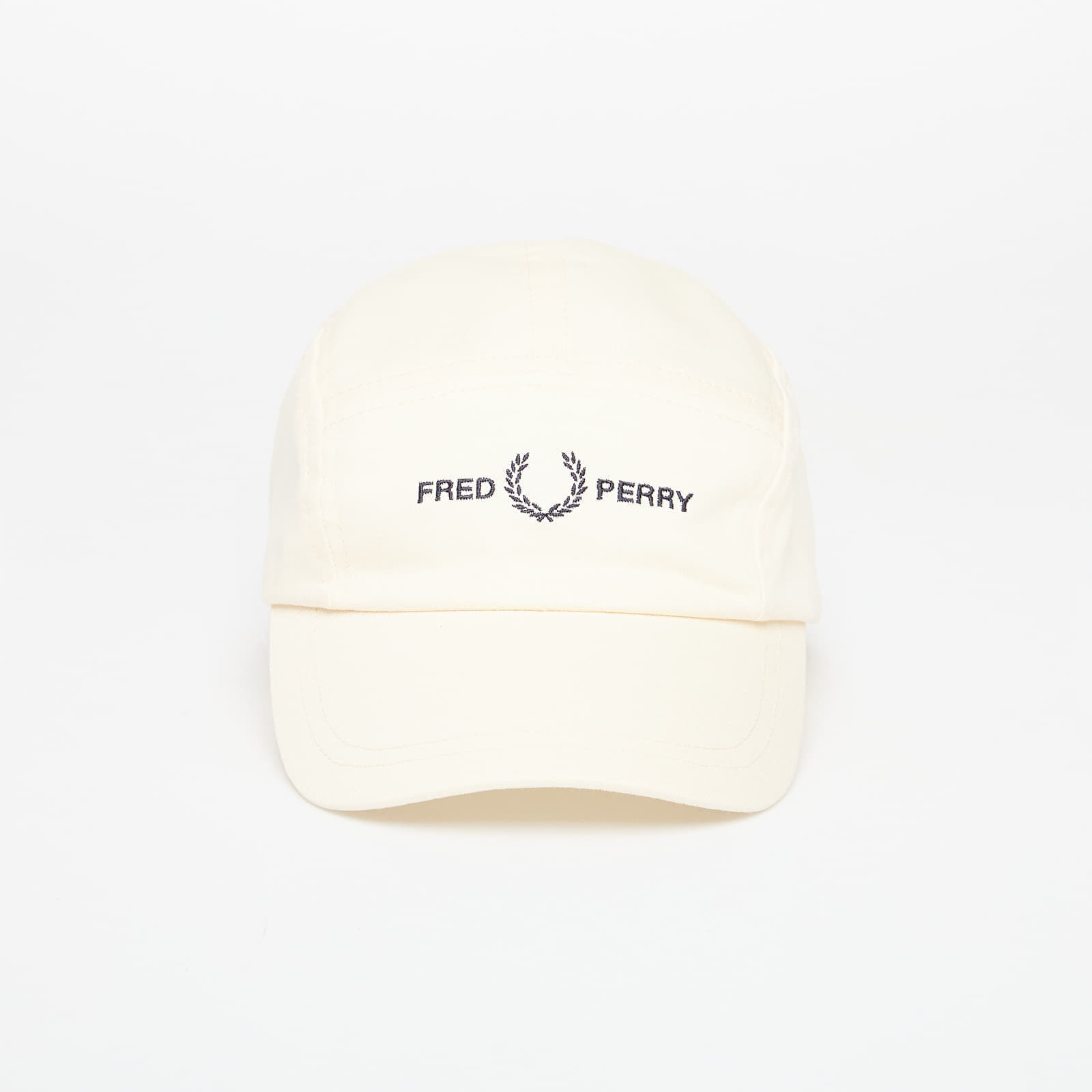 Šiltovka FRED PERRY 5 Panel Flp Twill Cap Ecru Universal